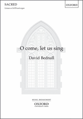 Book cover for O come, let us sing