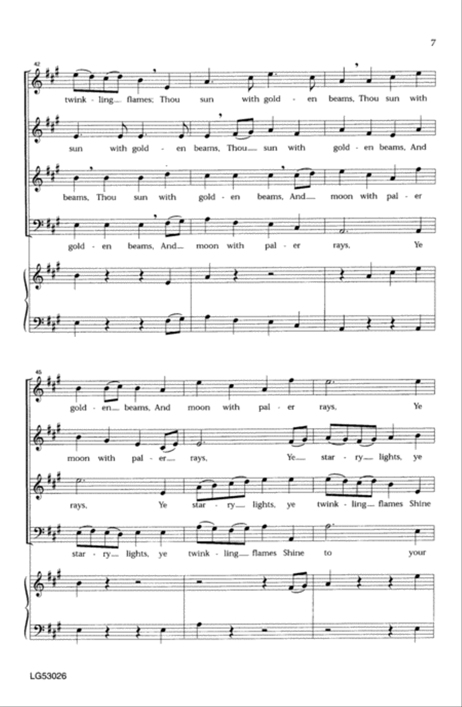 And Sing Eternally (New England Hymnody) (I. Creation - Zion's Hill - A Musical Concert) Choir scores gallery preview page 5