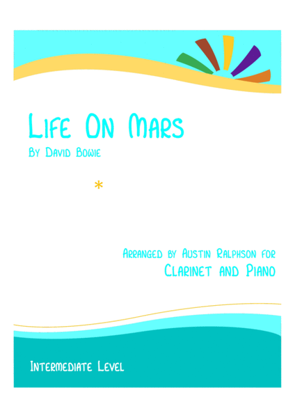 Life On Mars by David Bowie Clarinet Solo - Digital Sheet Music