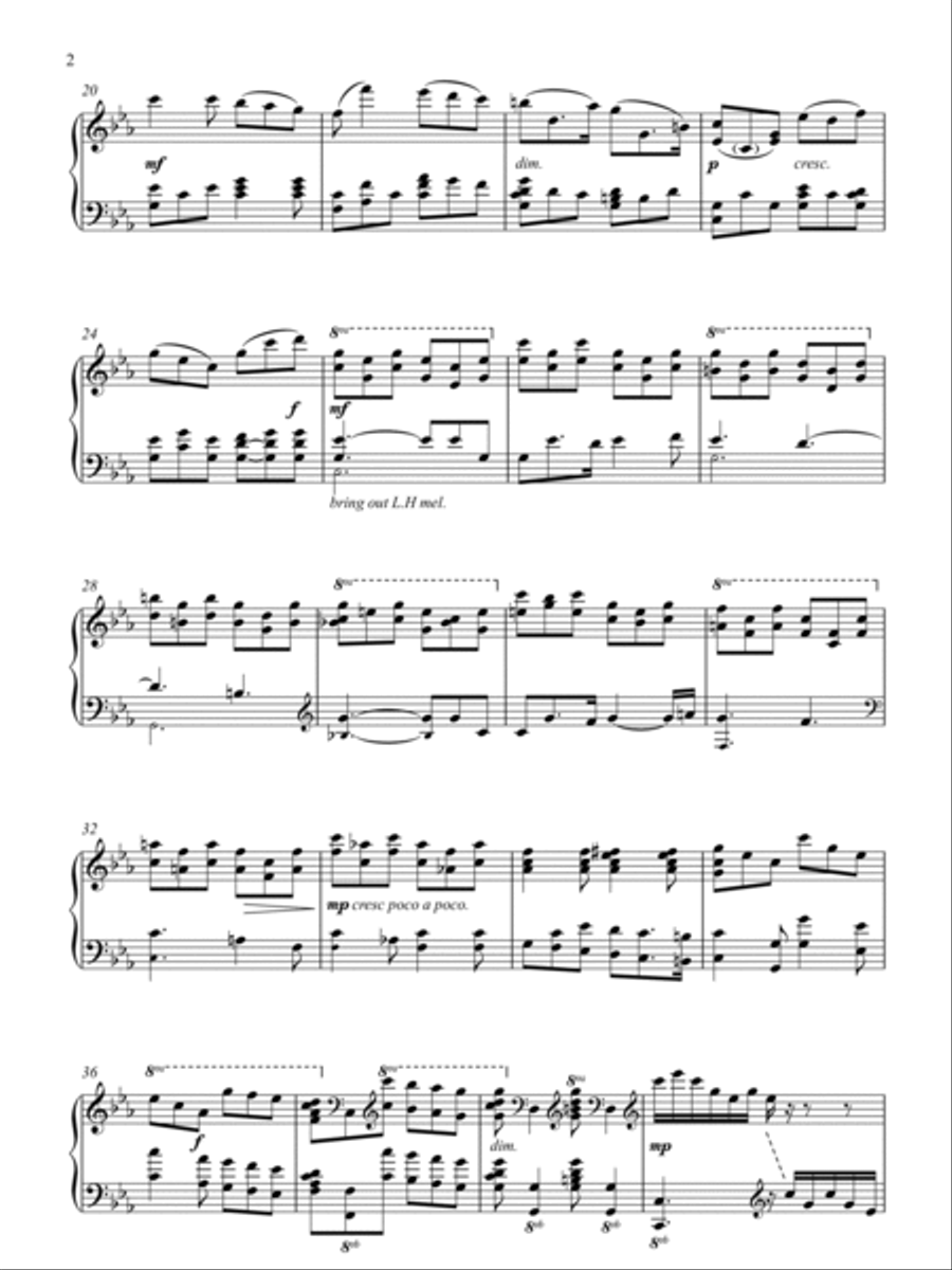 Light and sorrow - Piano Solo Chamber Music scores gallery preview page 2