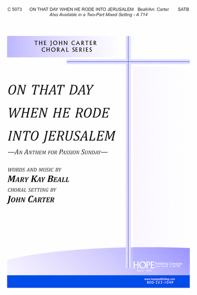 On that Day When He Rode into Jerusalem image number null
