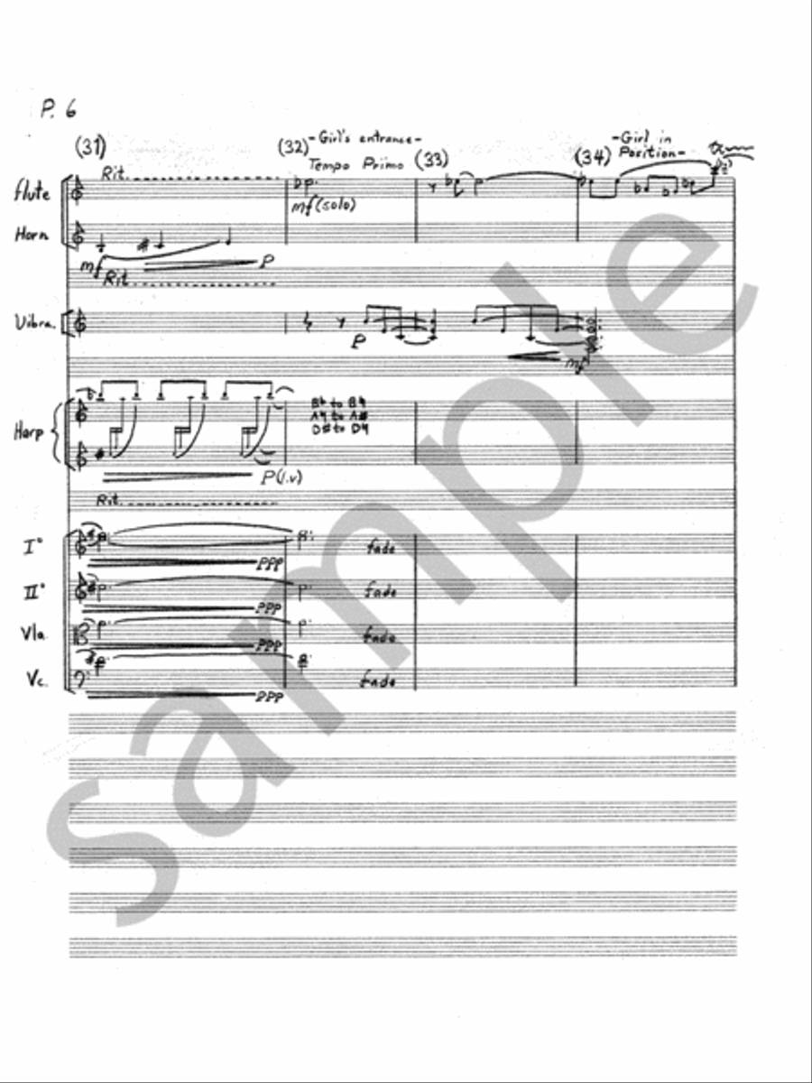 Sea Shadows Sea Shadows Orchestra scores gallery preview page 7