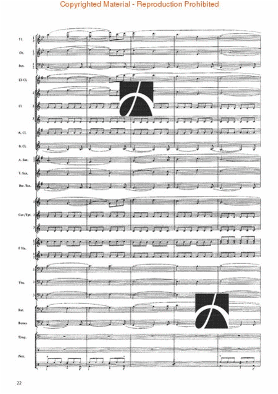 La Storia Concert Band scores gallery preview page 18