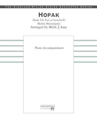 Book cover for Hopak: Piano Accompaniment