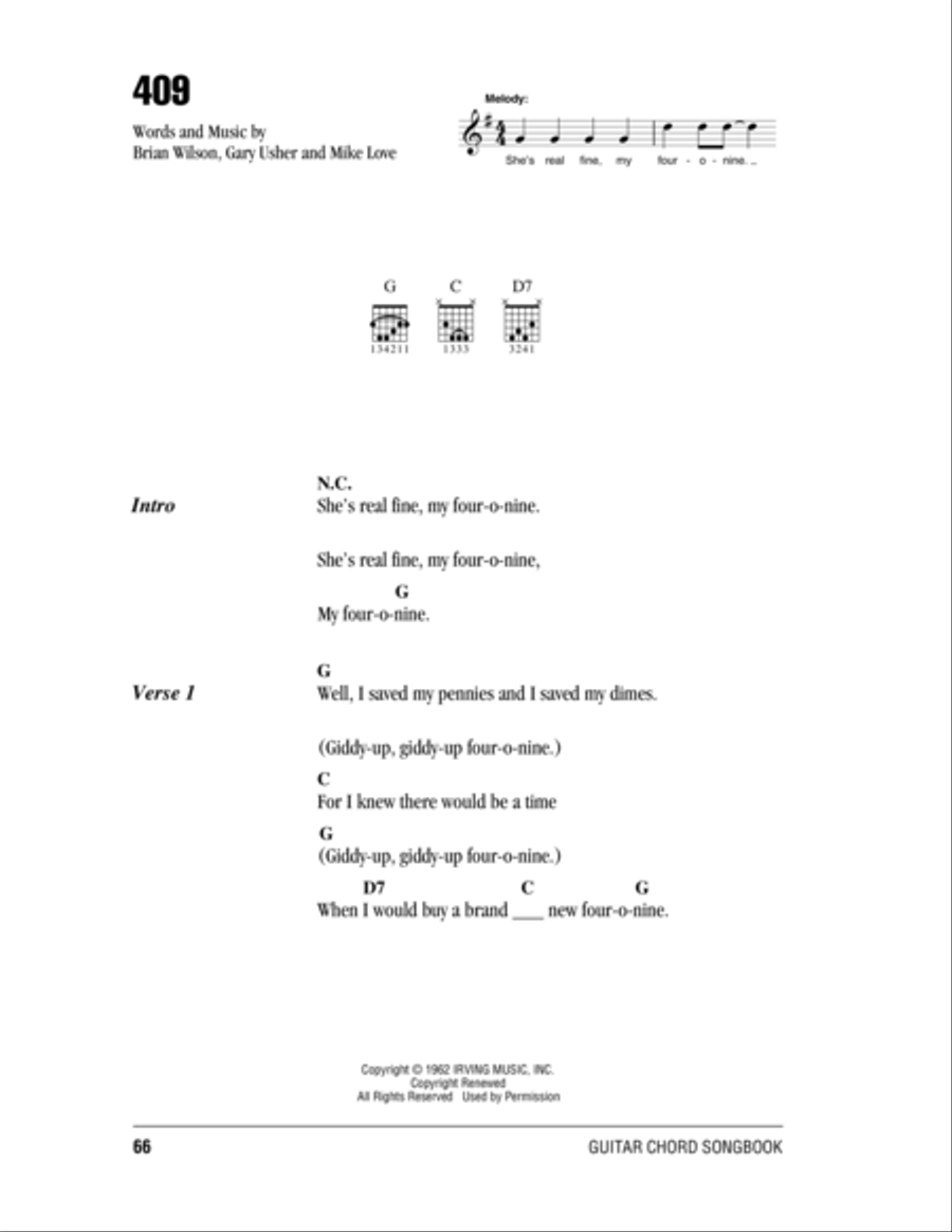 409 409 Acoustic Guitar scores gallery preview page 1