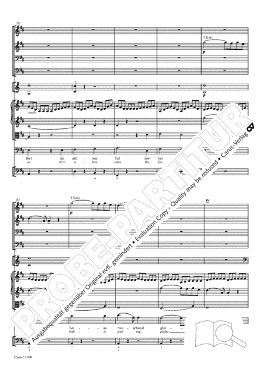 The Creation (Die Schopfung) 4-Part scores gallery preview page 81
