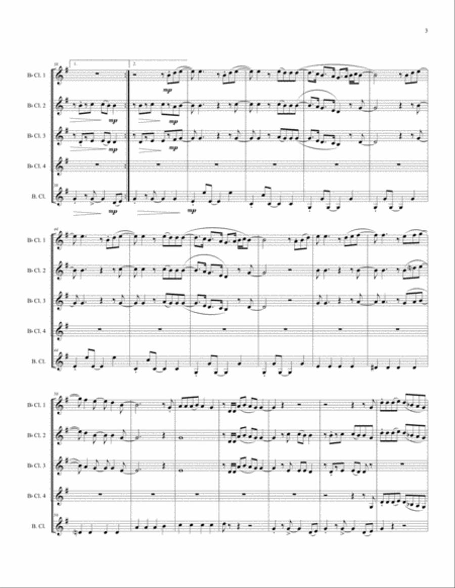 Misbehavin' Woodwind Ensemble scores gallery preview page 5