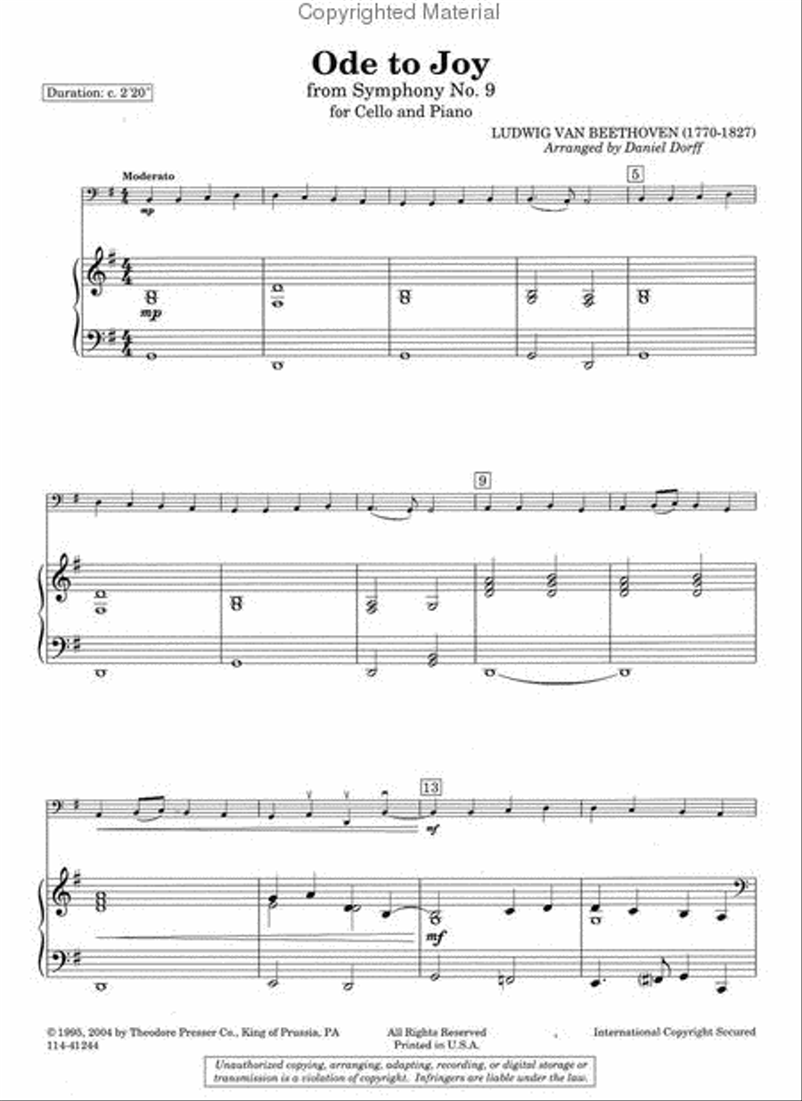Ode To Joy Chamber Music scores gallery preview page 2