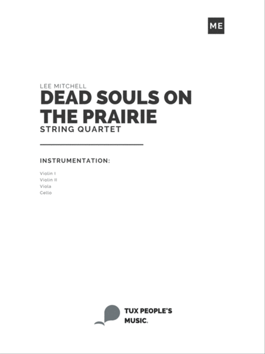 Dead Souls on the Prairie String Quintet scores gallery preview page 2