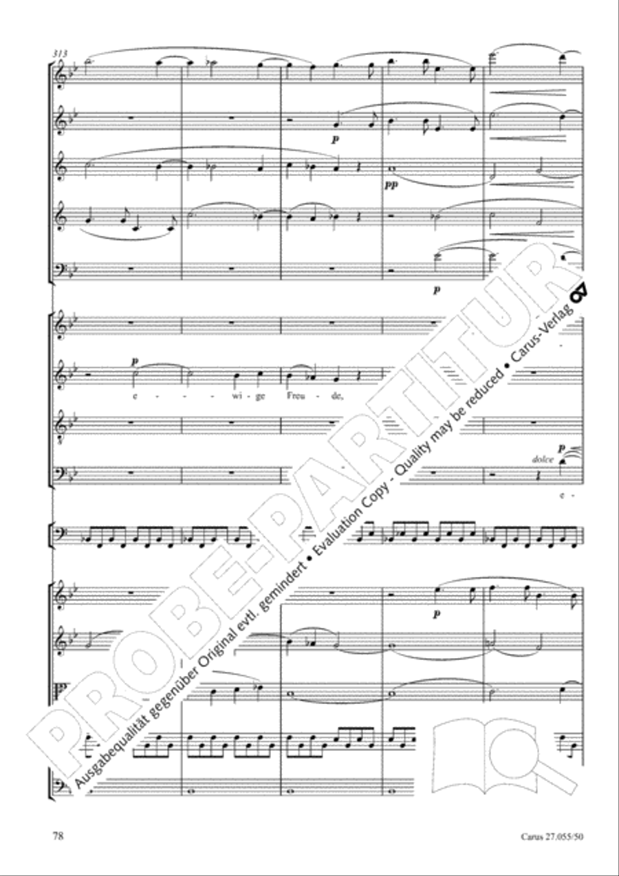 Ein Deutsches Requiem (German Requiem) 4-Part scores gallery preview page 85