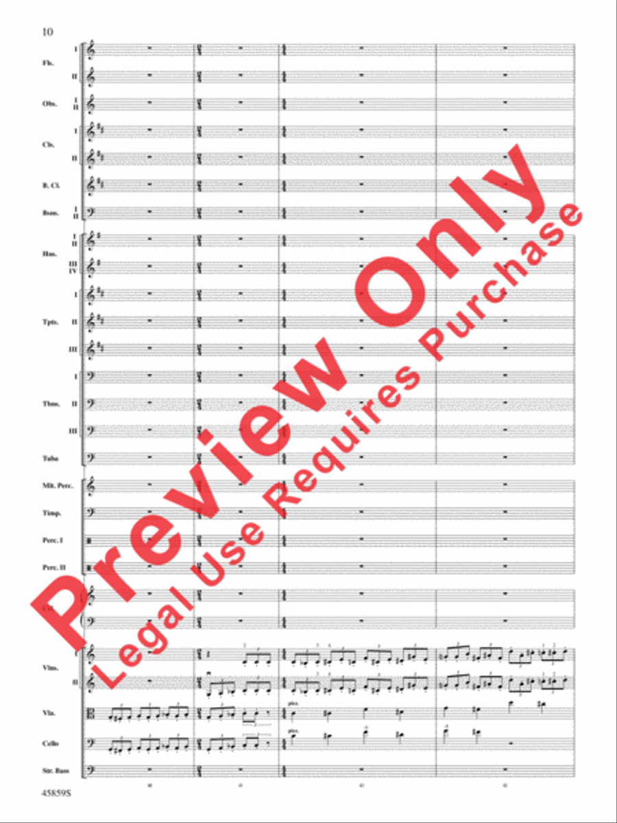 Fantastic Beasts and Where to Find Them Full Orchestra scores gallery preview page 10