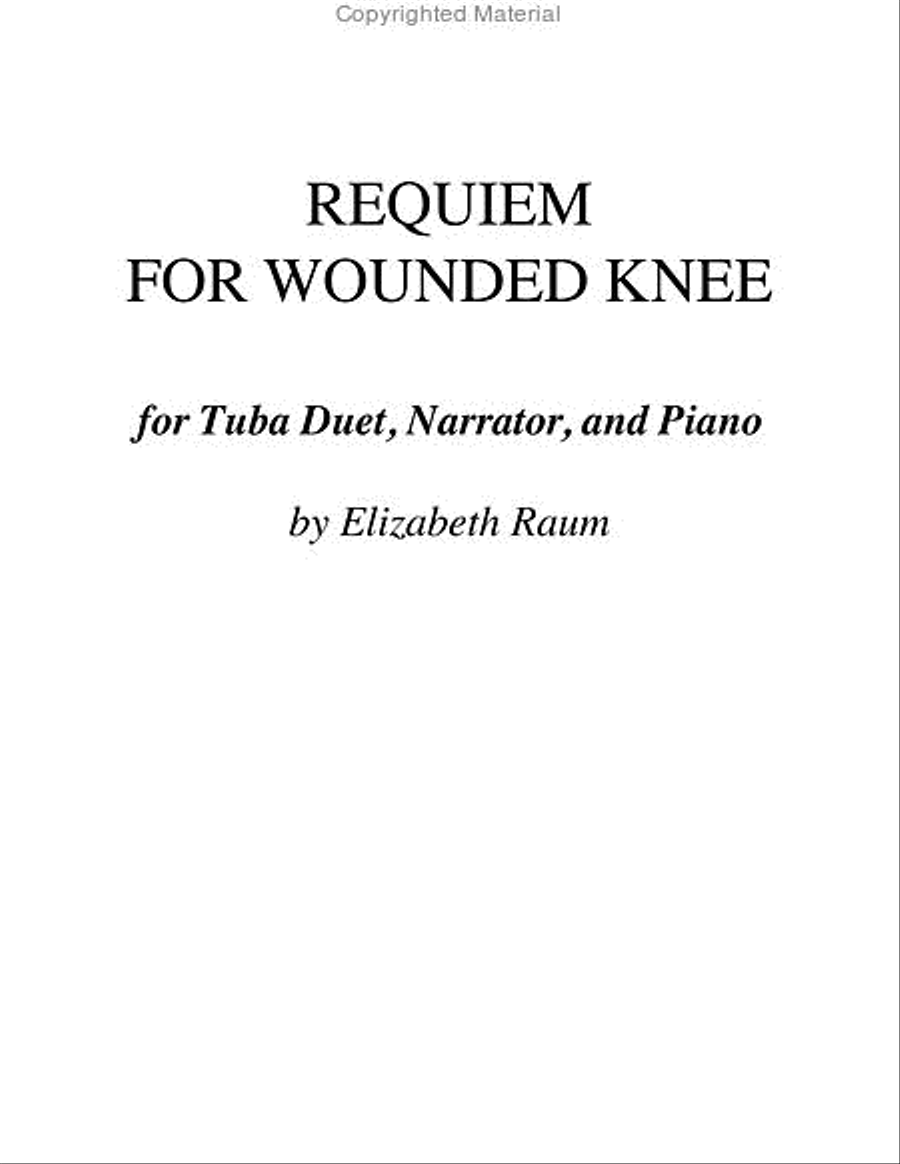 Requiem for Wounded Knee Requiem for Wounded Knee Tuba scores gallery preview page 2
