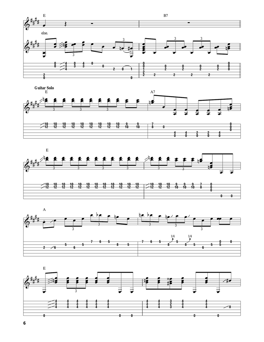 Before You Accuse Me (Take A Look At Yourself) Acoustic Guitar scores gallery preview page 6