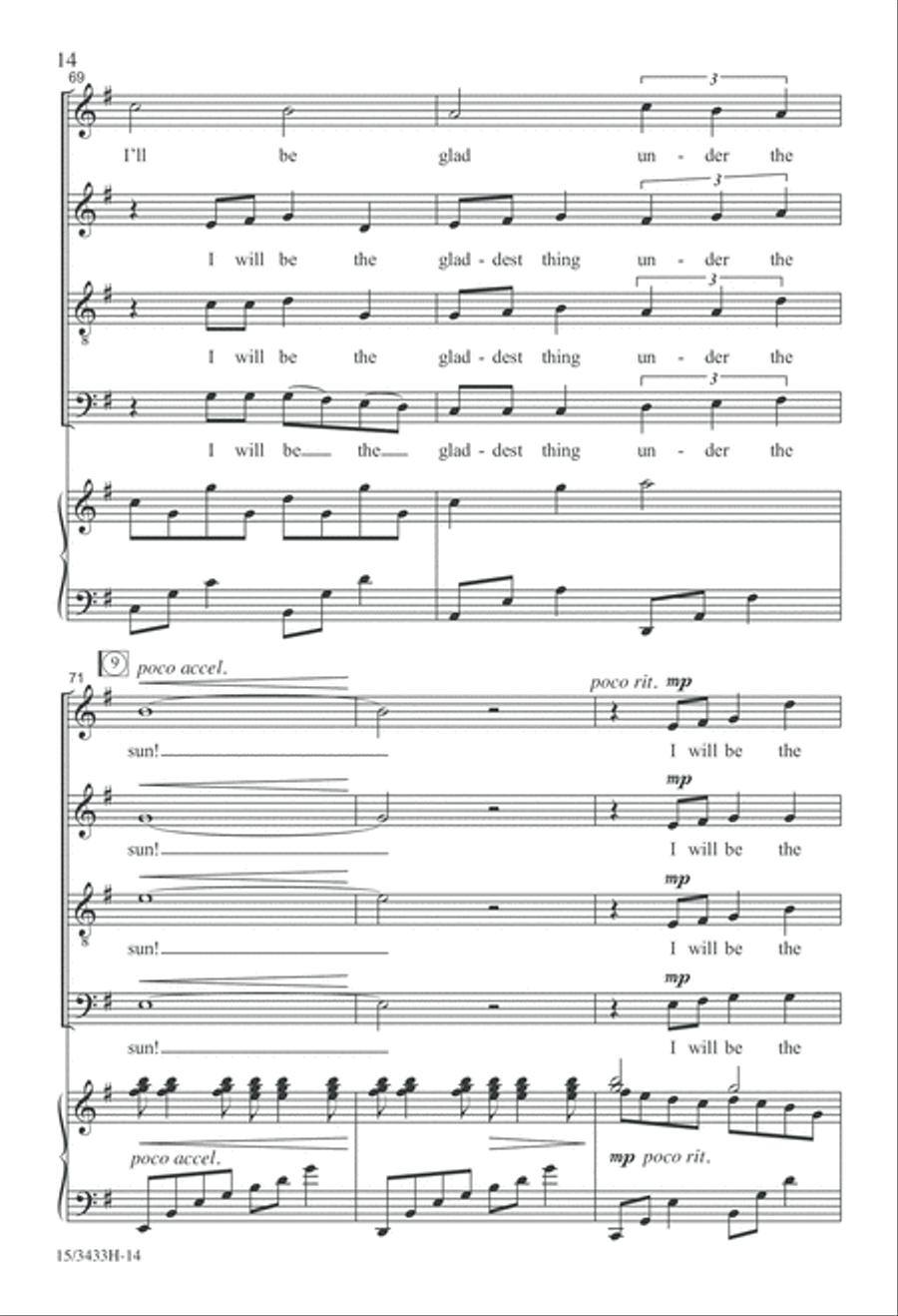 Afternoon on a Hill Afternoon on a Hill 4-Part scores gallery preview page 14
