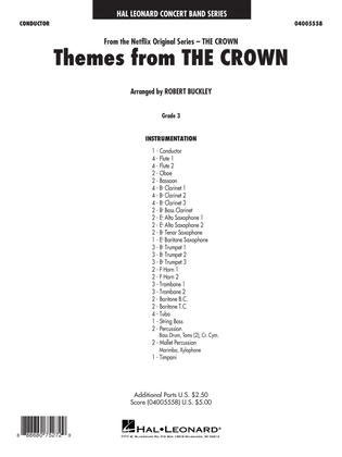 Themes from "The Crown" - Conductor Score (Full Score)