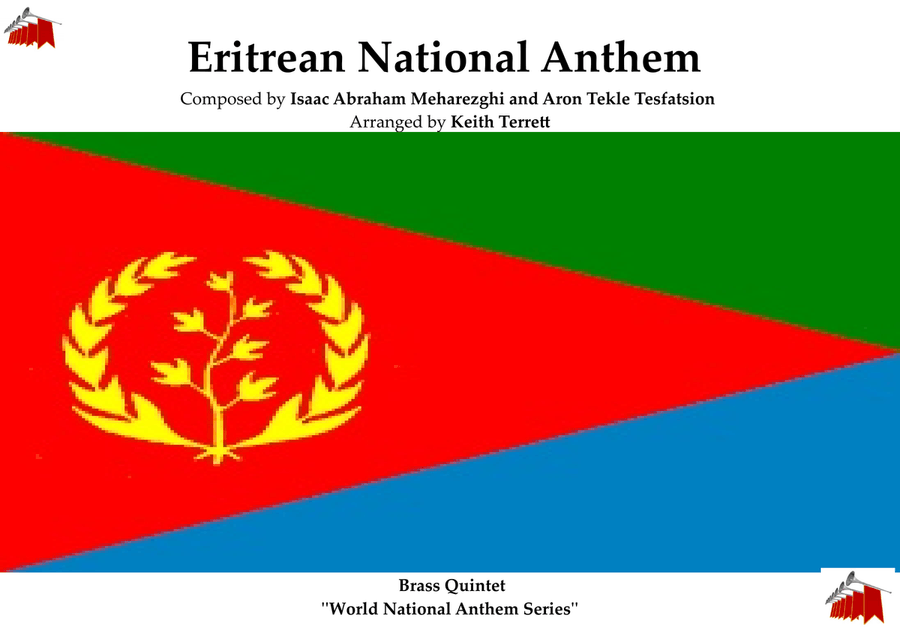 Eritrean National Anthem (Ertra, Ertra, Ertra (Tigrinya: Brass Ensemble scores gallery preview page 1