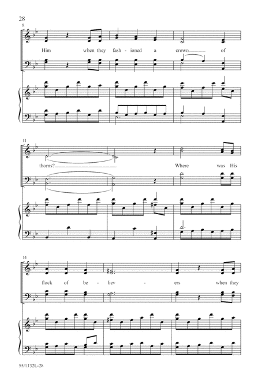 Journey to the Cross 4-Part scores gallery preview page 28