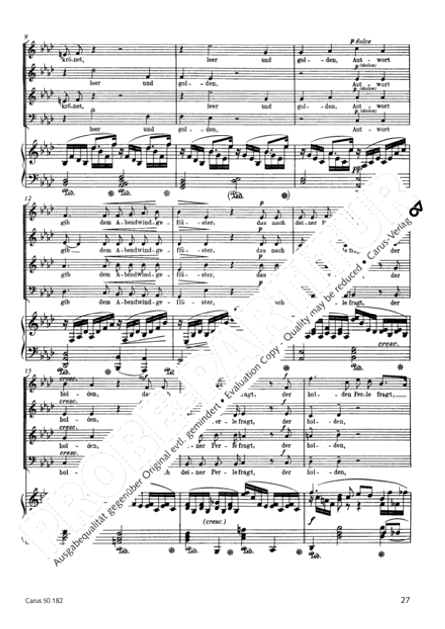 Vom Goldenen Horn 4-Part scores gallery preview page 30