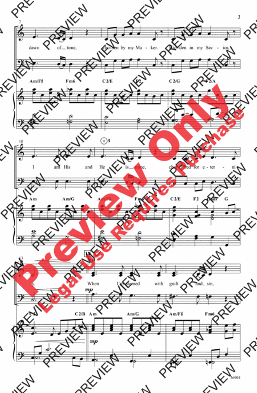 Salvation's Song 4-Part scores gallery preview page 3