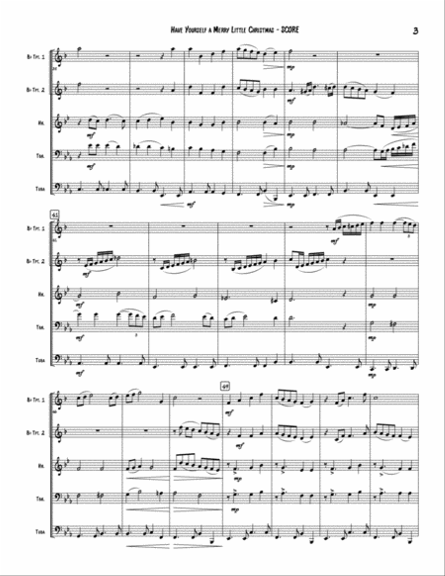 Have Yourself A Merry Little Christmas from MEET ME IN ST. LOUIS School and Community scores gallery preview page 4