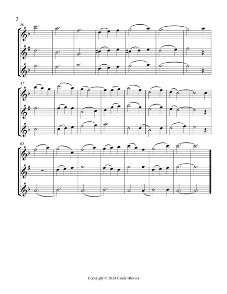Bicycle Built For Two, for Flute, Clarinet and Violin image number null