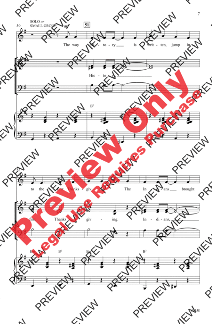 Corn 3-Part scores gallery preview page 7