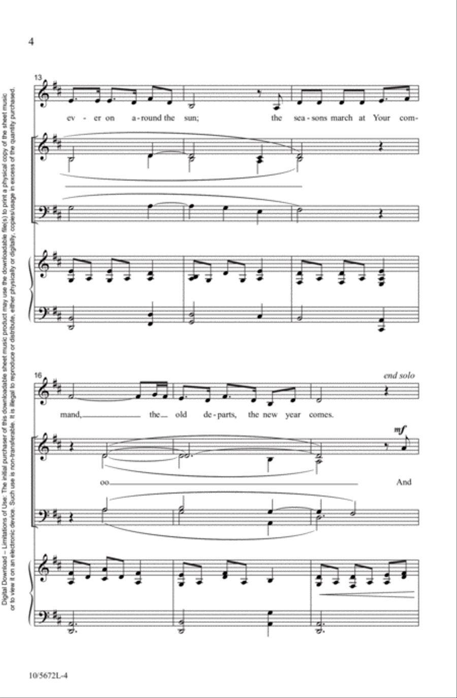 All of Our Tomorrows All of Our Tomorrows 4-Part scores gallery preview page 4