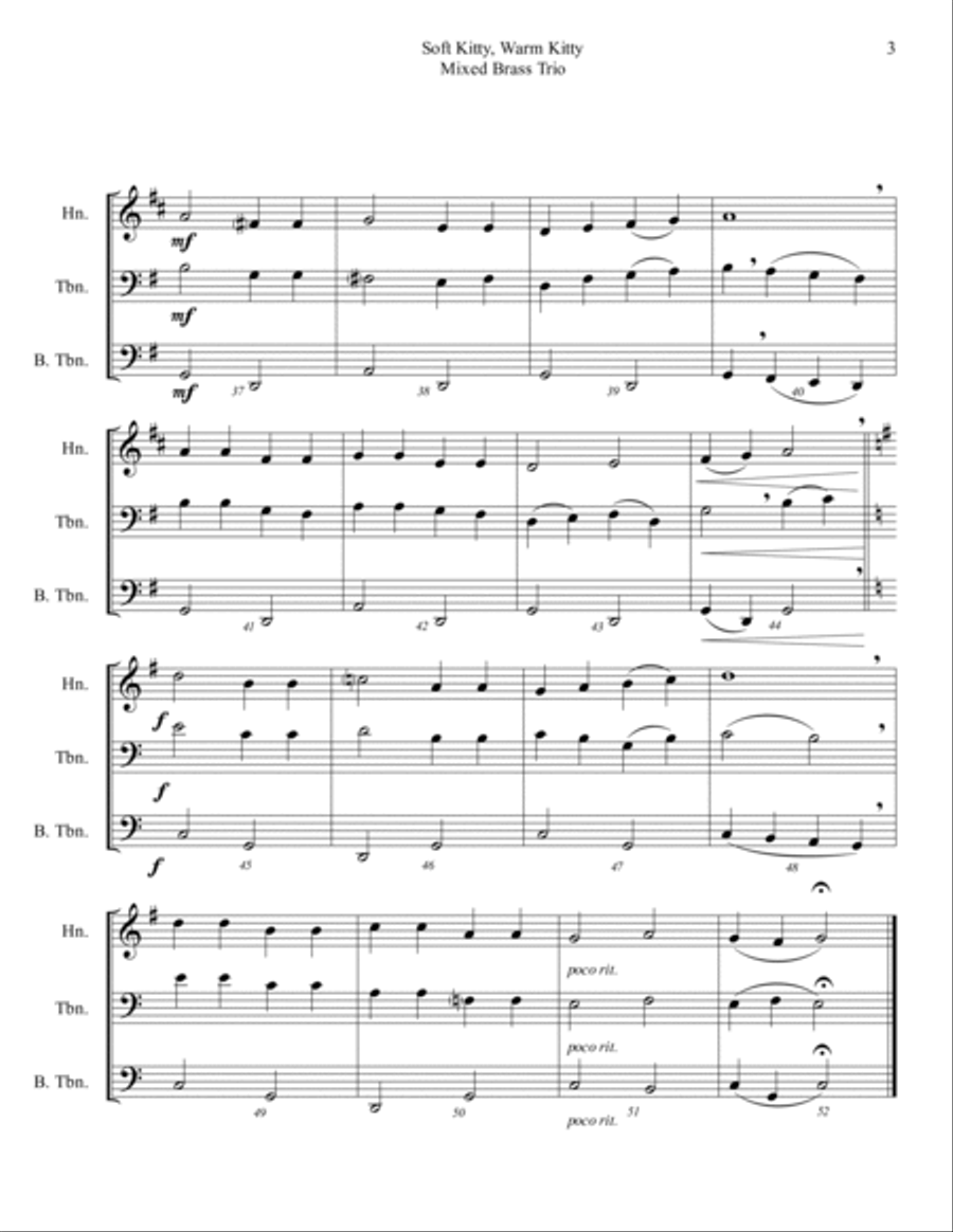 Soft Kitty, Warm Kitty - Performed on the CBS TV Series: 