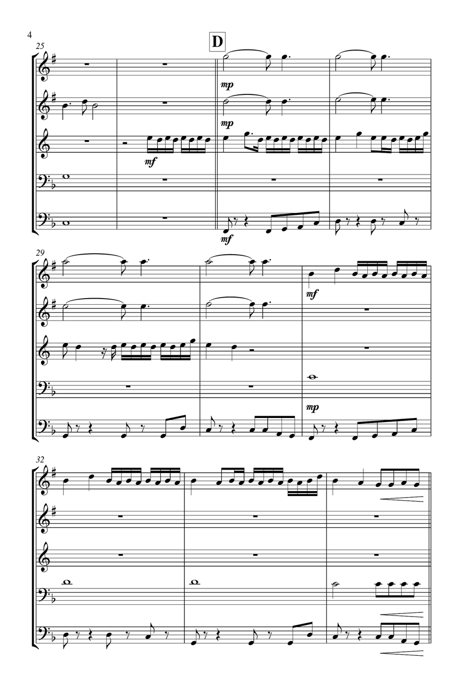 Fluorescent Adolescent Brass Ensemble scores gallery preview page 5