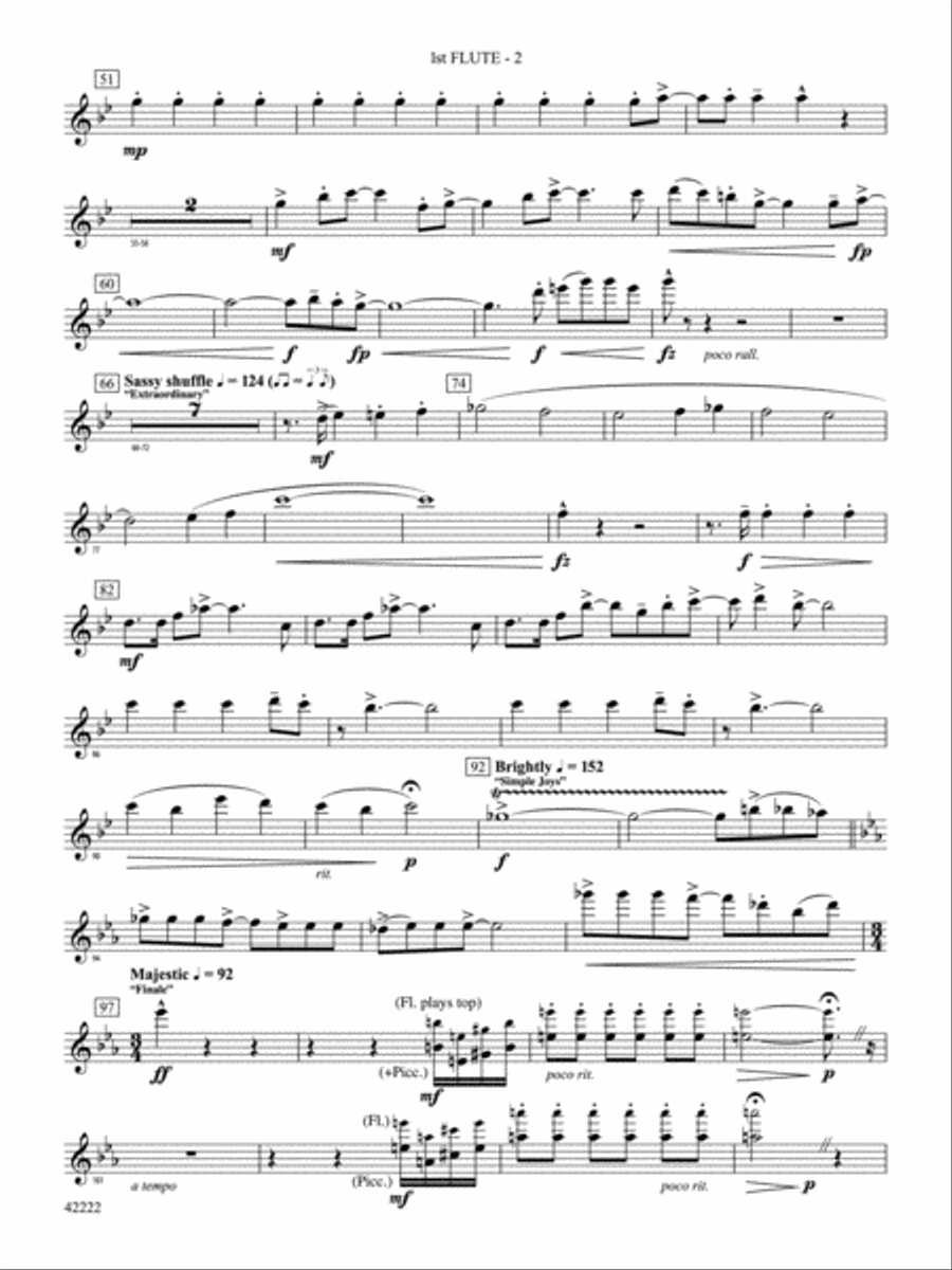 Pippin: Flute Pippin: Flute Concert Band scores gallery preview page 2