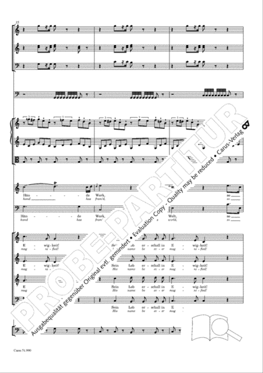 The Creation (Die Schopfung) 4-Part scores gallery preview page 263