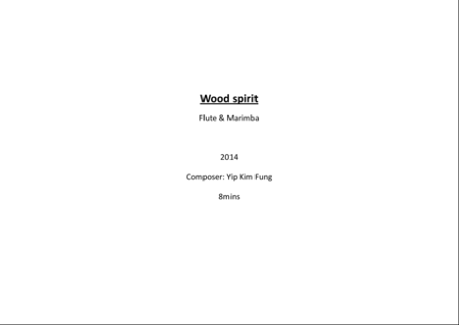 Wood Spirit Flute scores gallery preview page 1