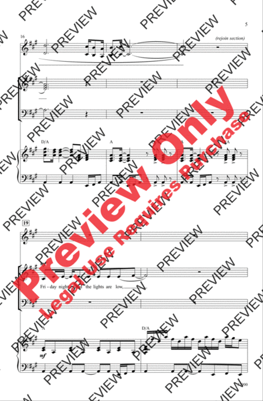 Dancing Queen 3-Part scores gallery preview page 5