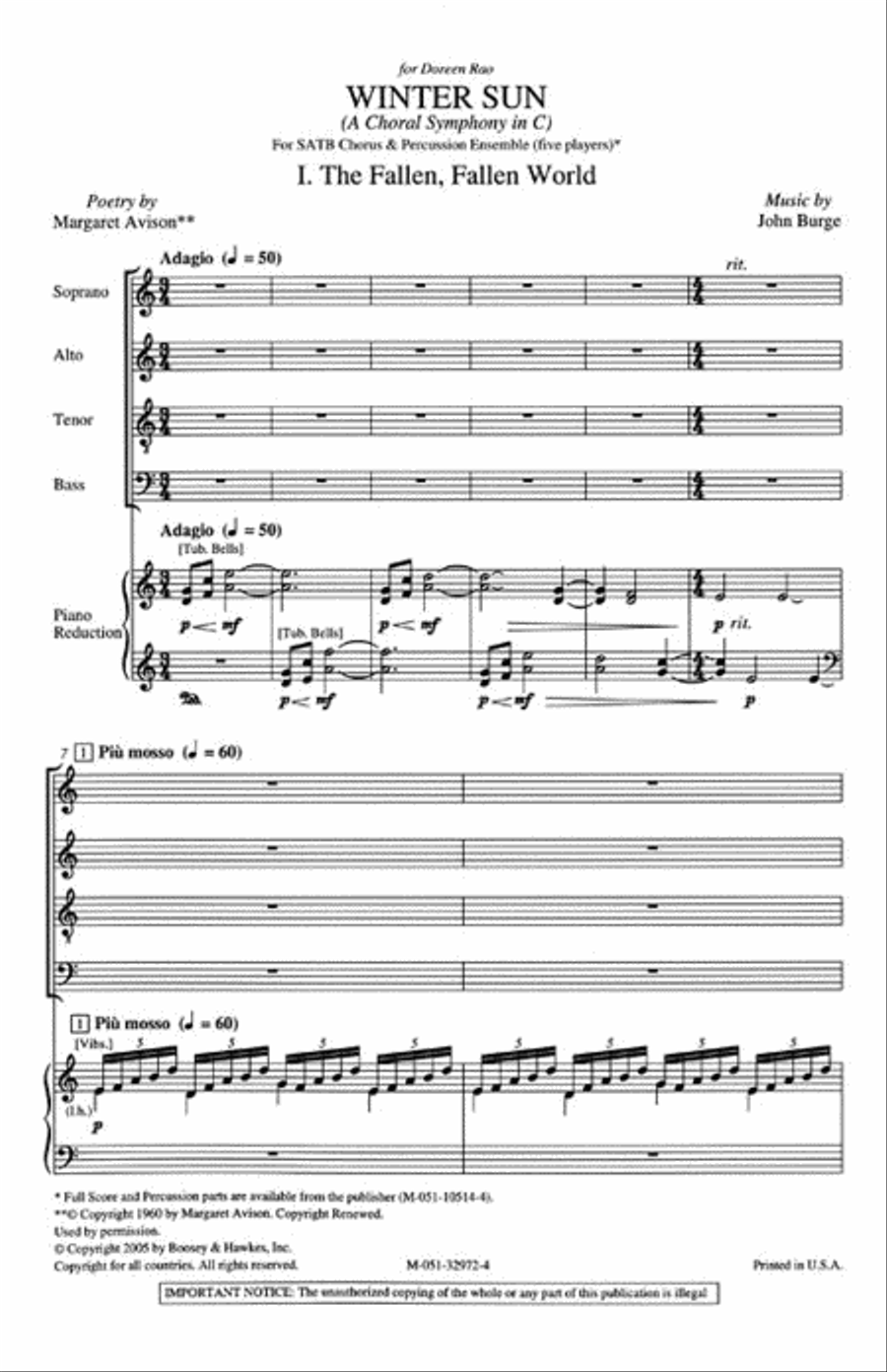 Winter Sun 4-Part scores gallery preview page 2