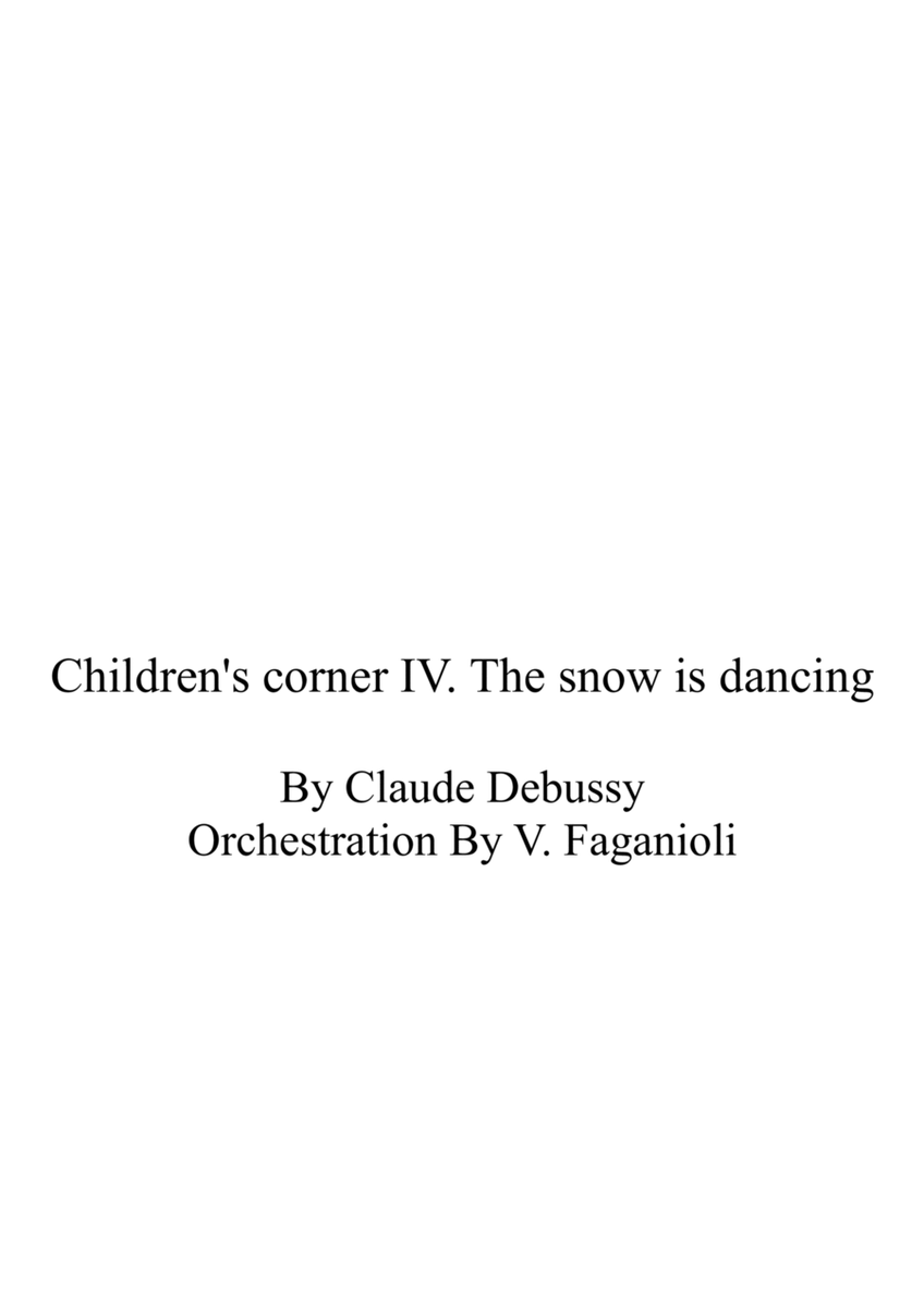 Children's Corner IV The snow is dancing image number null