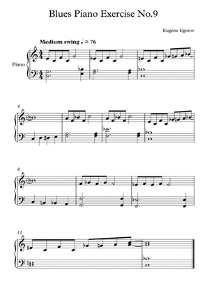 Blues Piano Exercise No.9