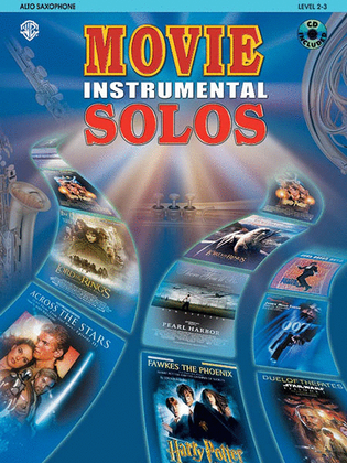 Book cover for Movie Instrumental Solos - Alto Sax (Book and CD)