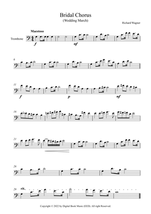 Bridal Chorus (Wedding March) - Richard Wagner (Trombone)