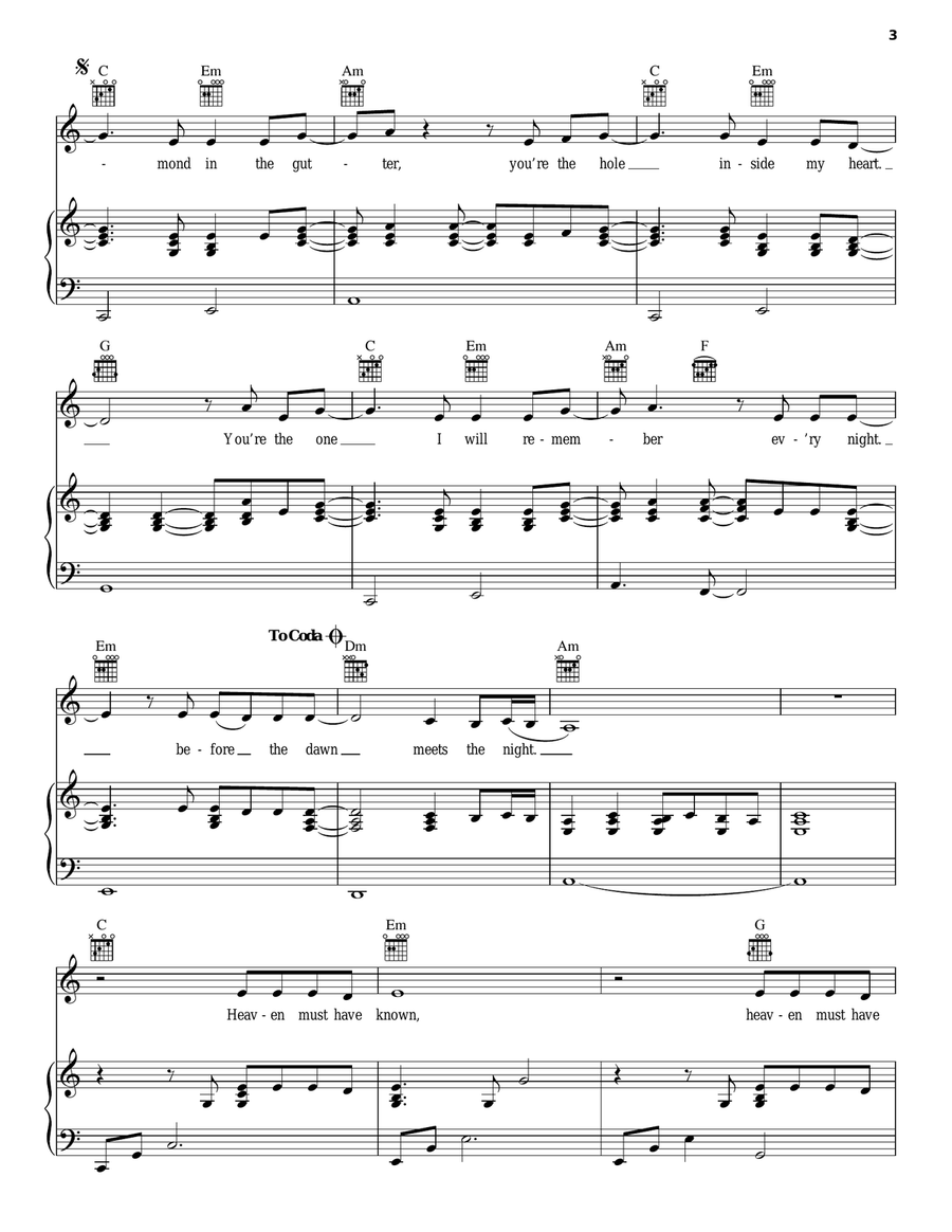 No One Ever Loved Acoustic Guitar scores gallery preview page 3