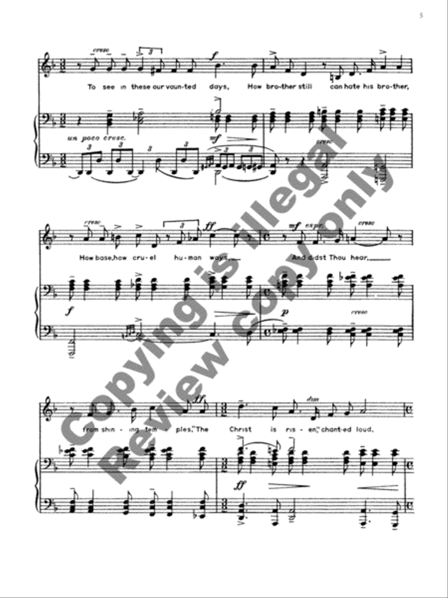 Christ Is Risen! Christ Is Risen! Low Voice scores gallery preview page 8