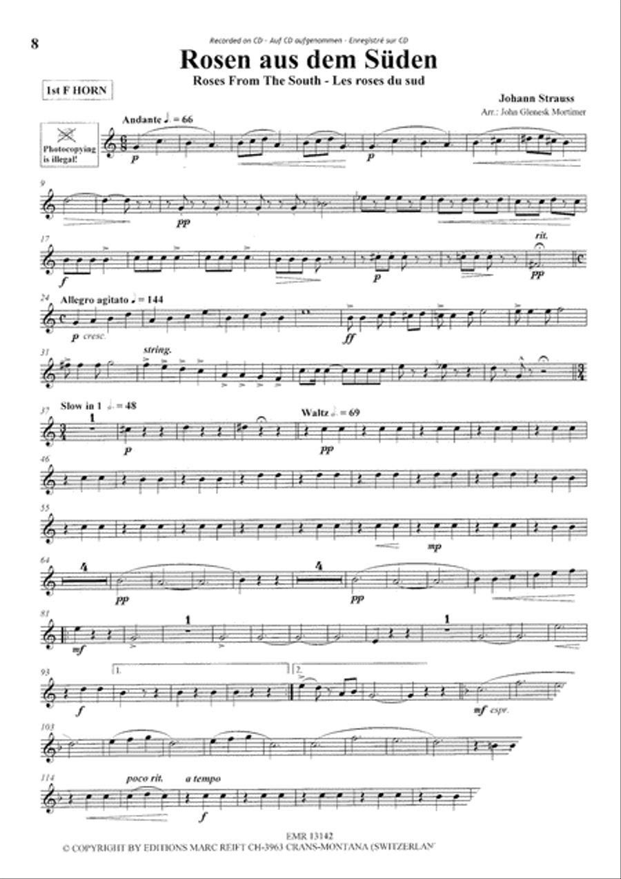 Play The 1st Horn With The Philharmonic Wind Orchestra Concert Band scores gallery preview page 8