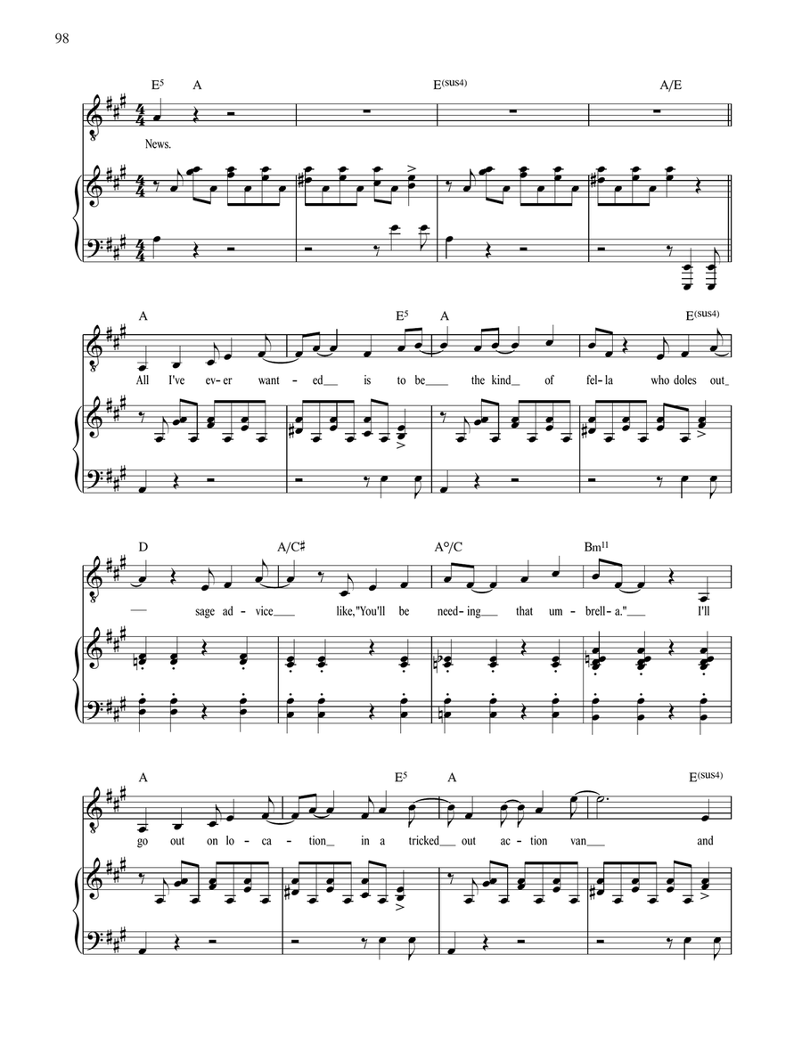Weatherman (from Dreamland) Voice scores gallery preview page 3