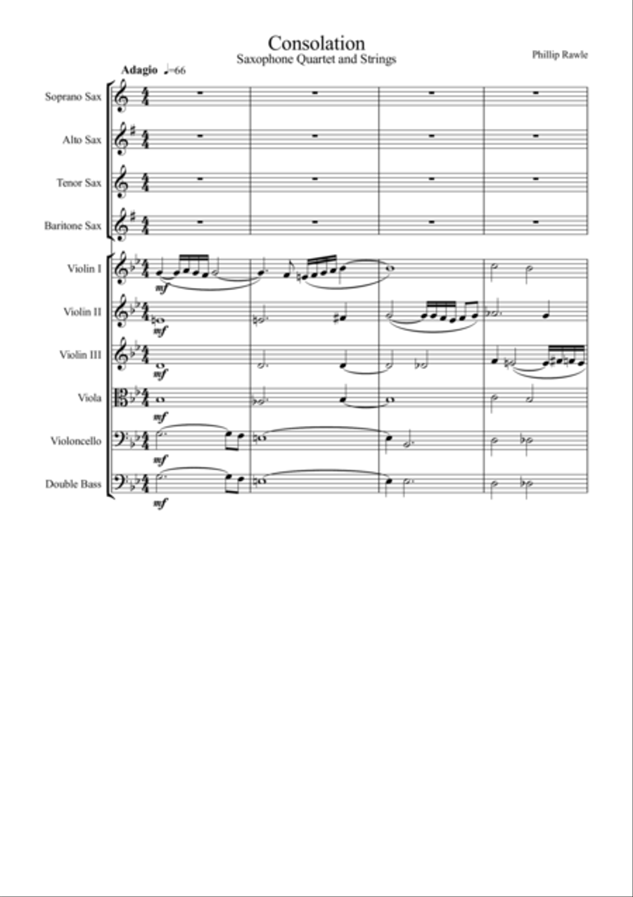 Consolation Consolation Small Ensemble scores gallery preview page 1