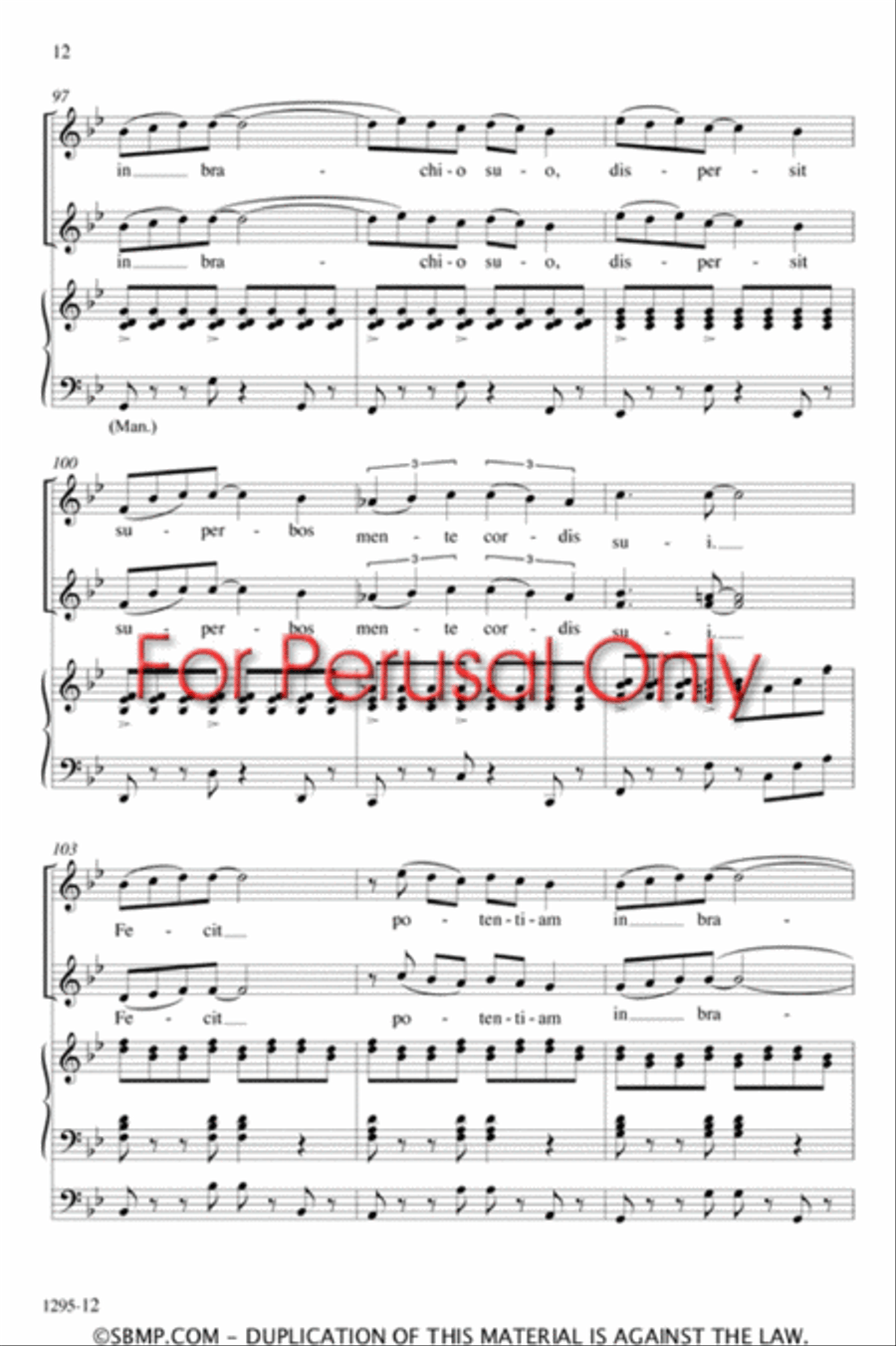 Fecit potentiam - SSAA Octavo SSAA scores gallery preview page 11