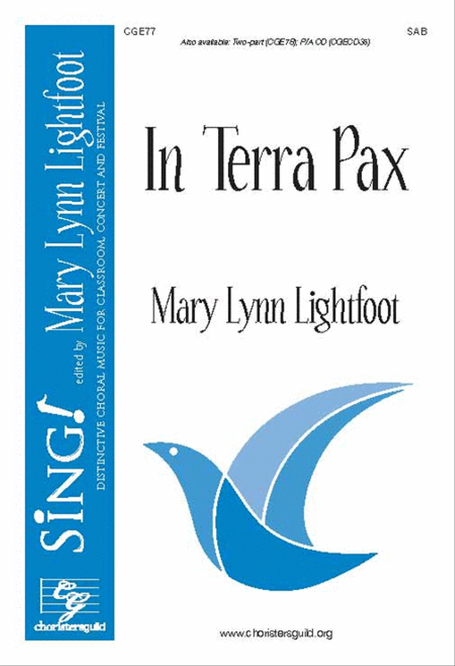In Terra Pax (SAB) 3-Part scores gallery preview page 1