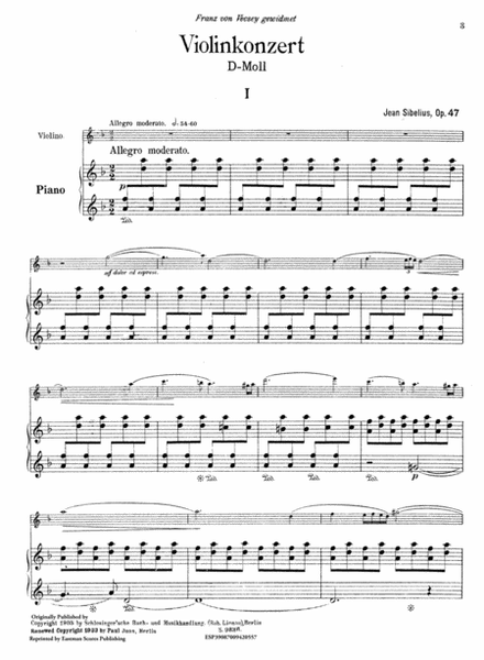 Concerto in d minor, op. 47