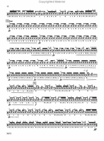 Four Rudimental Solos for Snare Drum