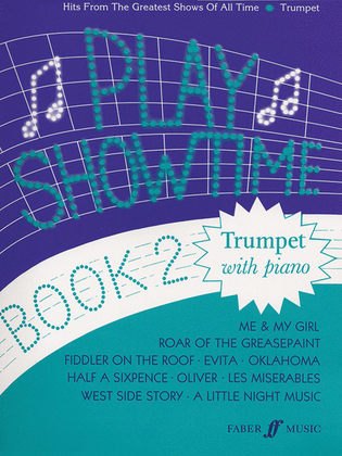 Book cover for Play Showtime for Trumpet, Book 2