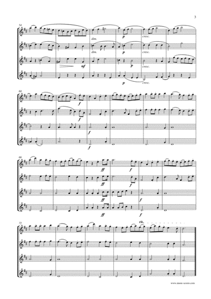 Rondeau - Bridal Fanfare - Oboe Quartet image number null