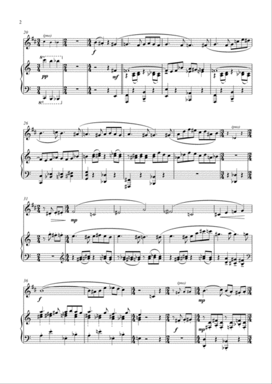 Short and Suite Short and Suite Clarinet Solo scores gallery preview page 4
